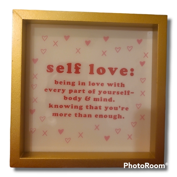 Picture frame Valentine's Day self love decoration - Picture 3 of 5